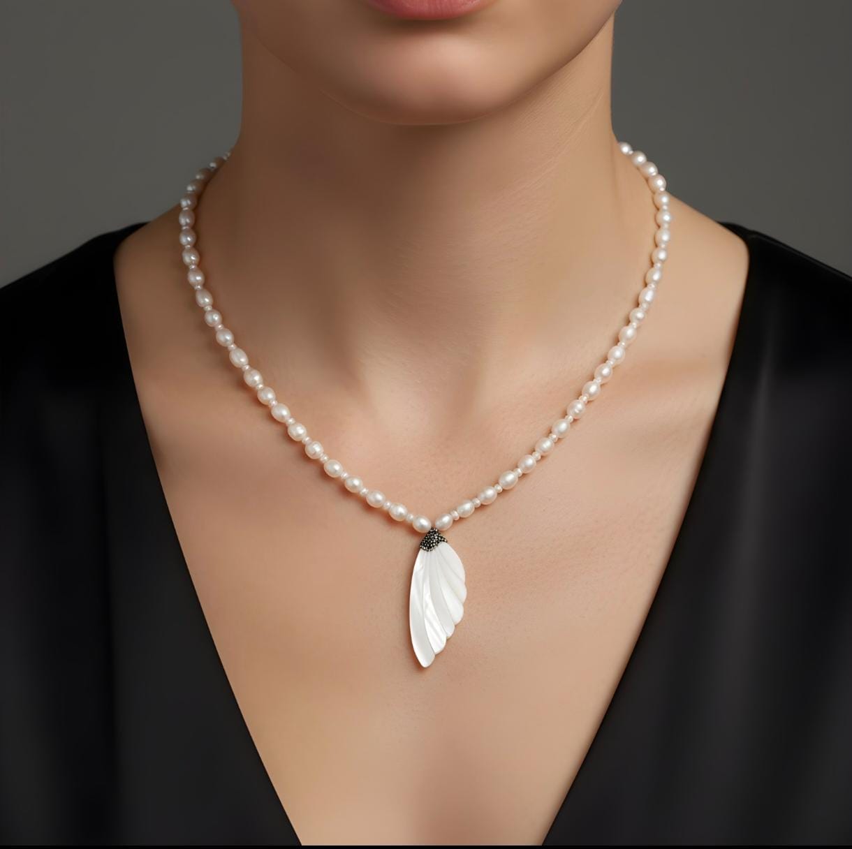 Handmade Pearl Necklace