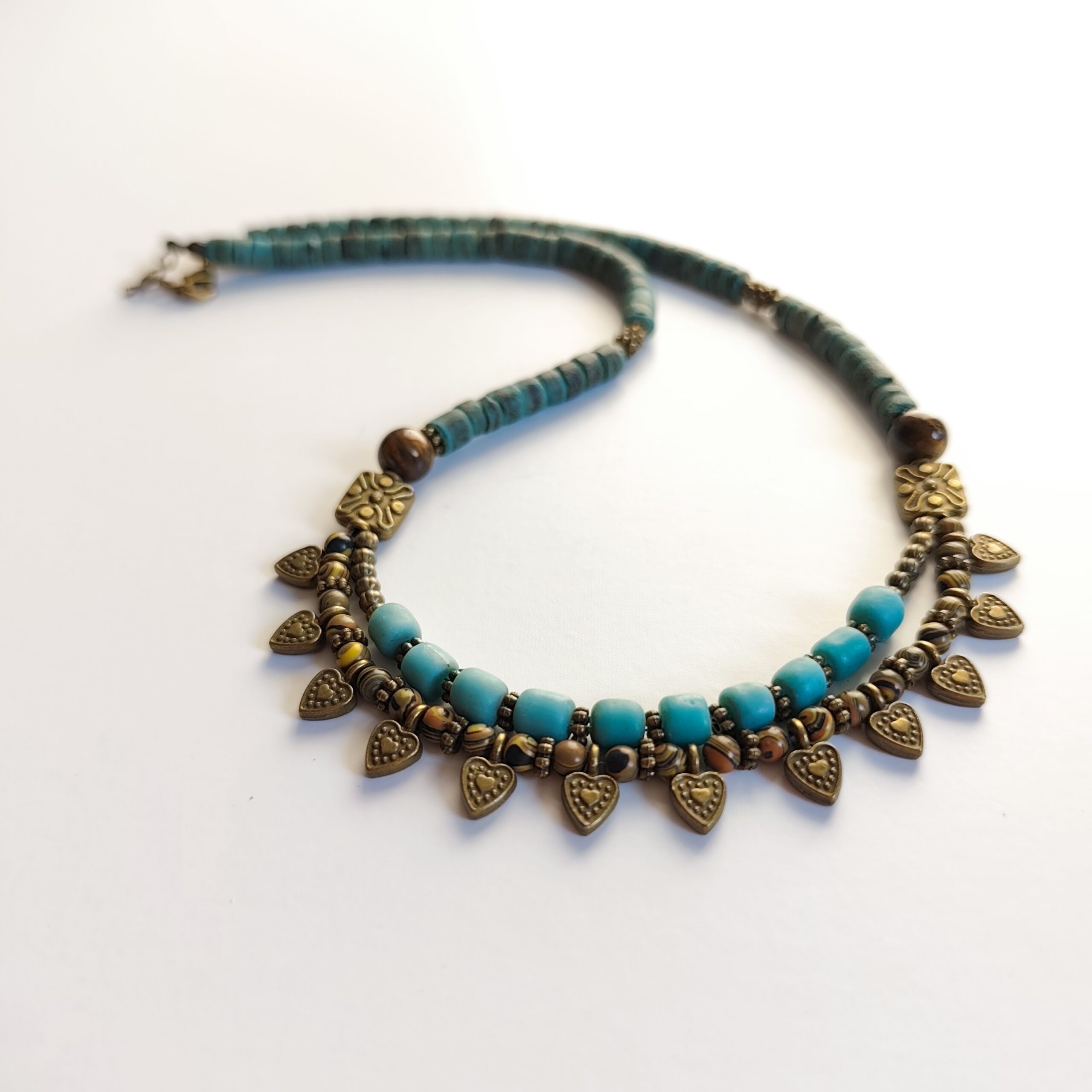 Bohemian Style Moonlit Crystal Necklace