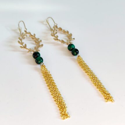 Handmade Emerald Dream Earrings - Bohemart Boho Jewellery