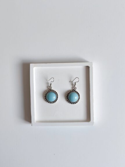 Handmade Turquoise Vintage Earrings - Bohemart Boho Jewellery