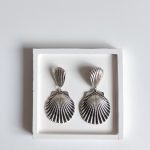 Handmade Oyster Shell Model Authentic Earrings - Bohemart Boho Jewellery