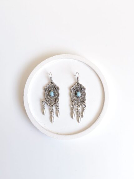 Handmade Handmade Bohemian Turquoise Earrings - Bohemart Boho Jewellery