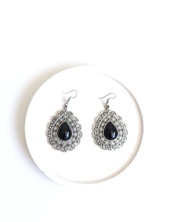 Midnight Aura Vintage Earrings